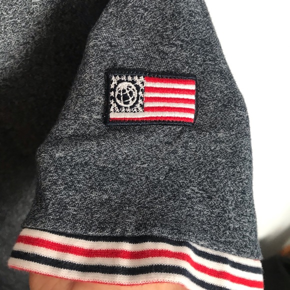 Navy/Grey Short-Sleeved T-Shirt - Picture 2 of 2